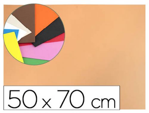 Goma eva liderpapel 50x70 cm 60gr 1,5 mm espessura salmao , Liderpapel , 77738 , 8423473870291